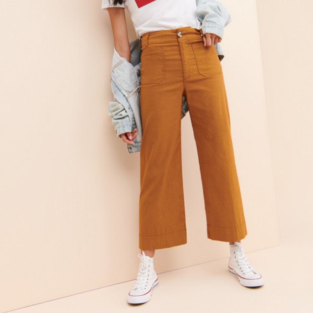 [Sold] Anthropologie Cedar Colette Wide-Leg Pants - 30 - Picture 4 of 9